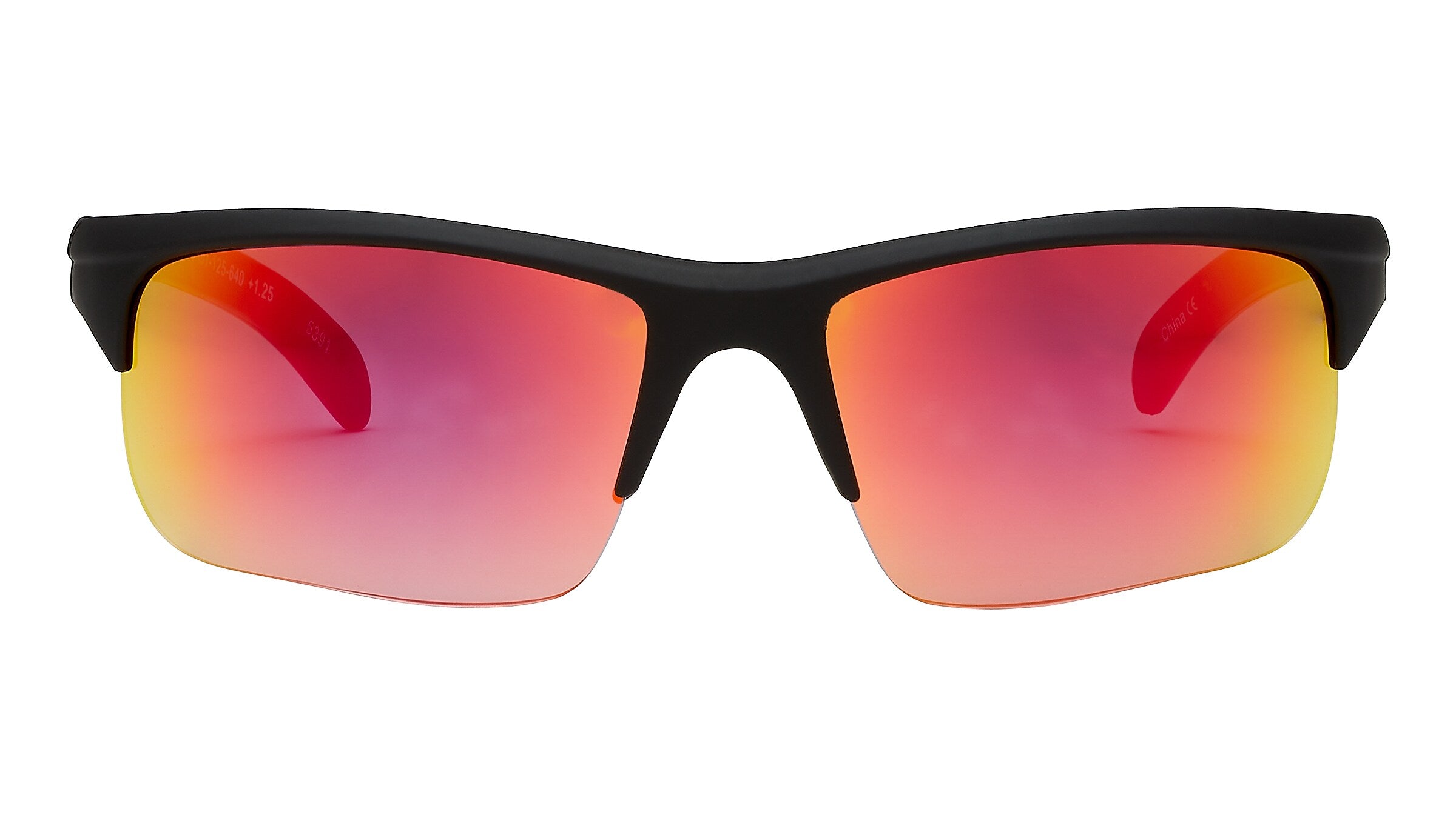 SAV Eyewear Sunglass Readers Bifocal, 2.50, Red Revo (ESSR01-250-640)