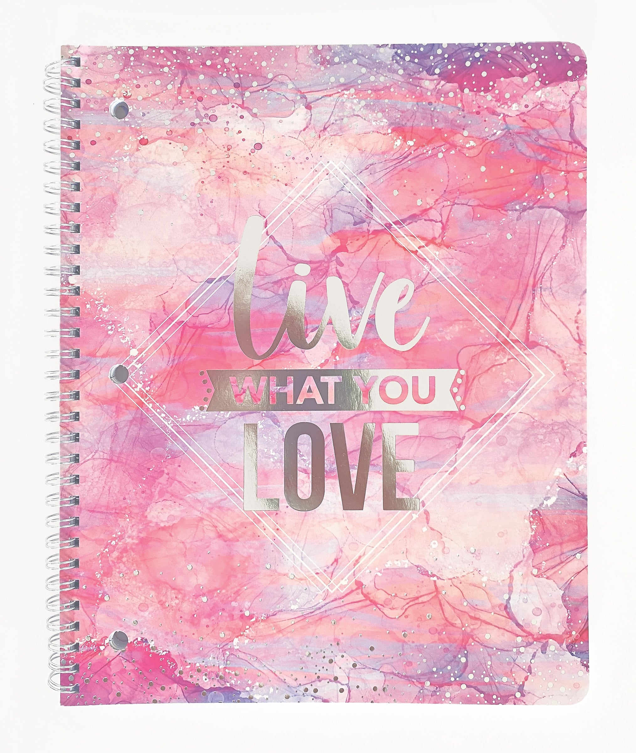 Carolina Pad Silver Lining 1-Subject Notebook, 8.5" x 10.5", College-Ruled, 80 Sheets (00001)