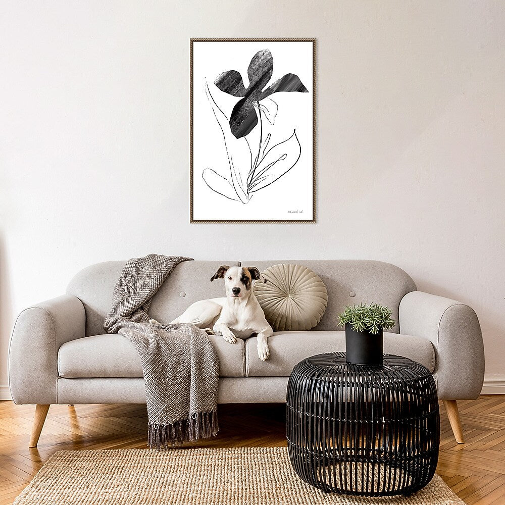 Amanti Art Paradise Plants II by Danhui Nai Framed Canvas Wall Art Print, 23" x 33" (A42678302726)