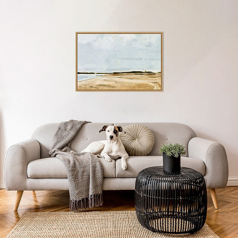 Amanti Art Quiet Coast I by Emma Caroline Framed Canvas Wall Art Print, 33" x 23" (A42677683002)