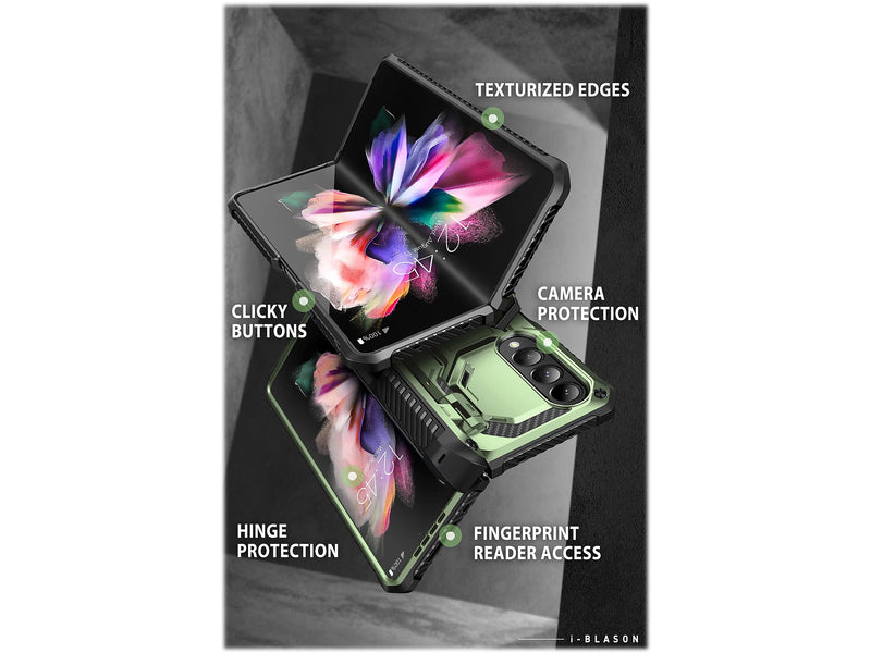 i-Blason Armorbox Dark Green Rugged Case for Samsung Galaxy Z Fold4 (Galaxy2022-ZFold4-5G-Armorbox-SP-Guldan)