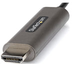 StarTech HDMI to USB C Audio/Video Adapter, Male to Male, Gray/Black (CDP2HDMM4MH)
