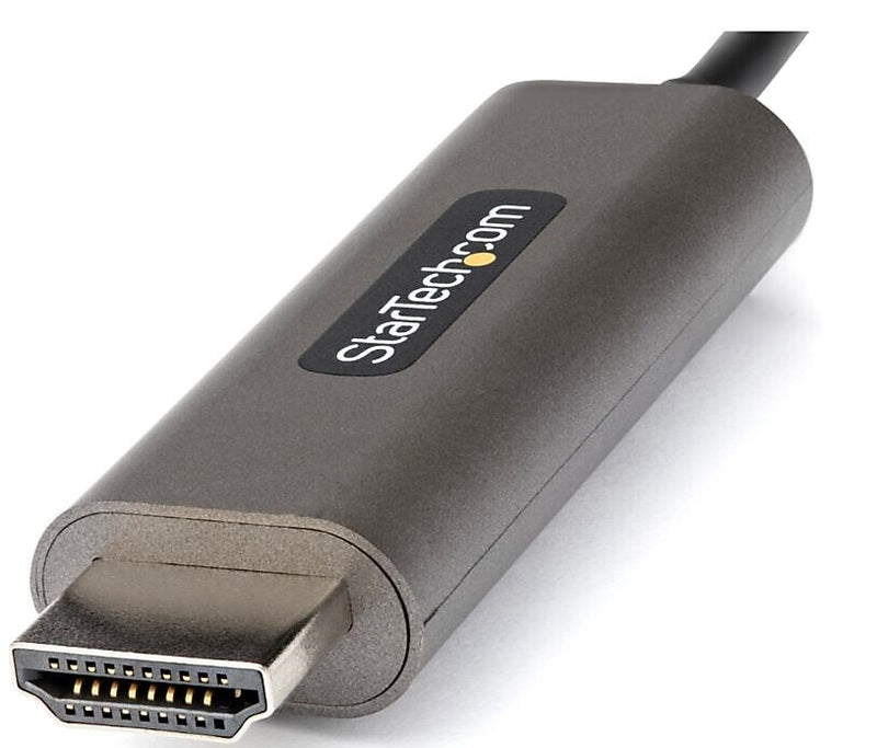 StarTech HDMI to USB C Audio/Video Adapter, Male to Male, Gray/Black (CDP2HDMM4MH)