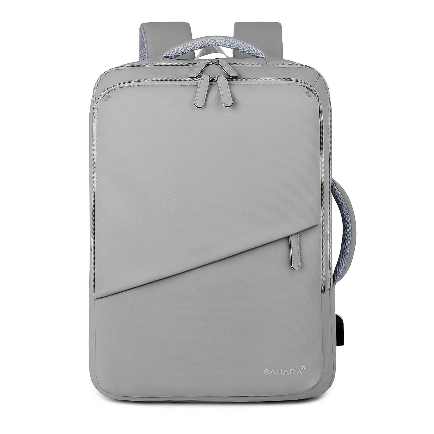 SaharaCase Multi-Compartment 16" Nylon Laptop Bag, Cool Gray (LT00100)