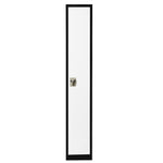AdirOffice 72" Single Tier Black and White Storage Locker, 4/Pack (ADI629-201-B-W-PKG-4)