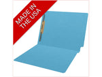 Medical Arts Press Heavy Duty End Tab File Folder, Straight-Cut, Letter Size, Blue, 40/Box (S-09461-DBL)