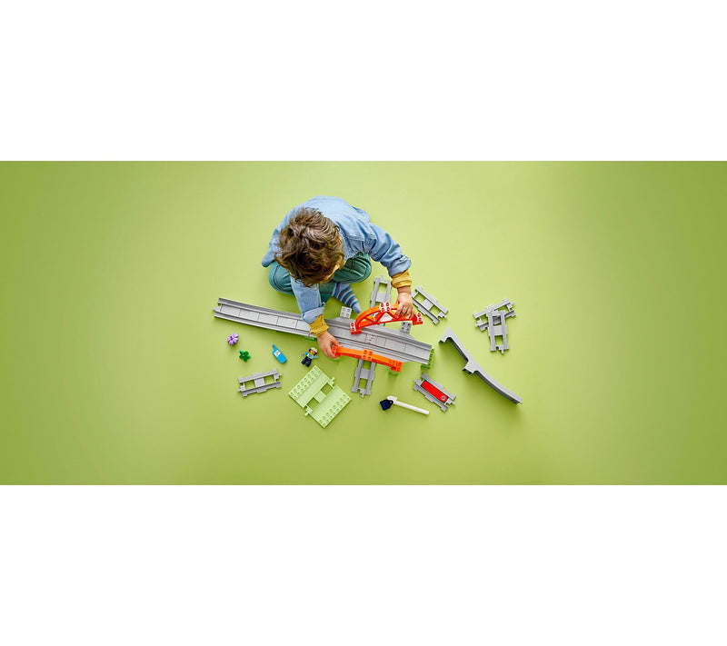 LEGO DUPLO Town Train Bridge and Tracks Expansion Set, 42 Pieces (10426)