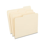 Staples 100% Recycled File Folders, 1/3-Cut Tab, Letter Size, 100/Box (ST246850/246850)