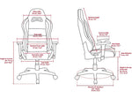 Arozzi Torretta 2023 Edition Fabric Ergonomic Rocker Gaming Chair, Ash (TORRETTA-SFB-ASH2)