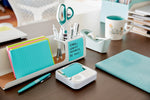 Post-it Pop-Up Dispenser for 3" x 3" Notes, Metallic/White (STL-330-W)