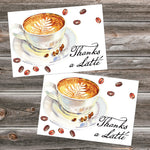 Great Papers Thanks a Latte General Use Thank You Notecard Kits, Multicolored, 24/Pack (2025022)