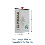 Starbucks Espresso Coffee Flavia Freshpacks, Blonde Roast, 72/Carton (MDR00218)
