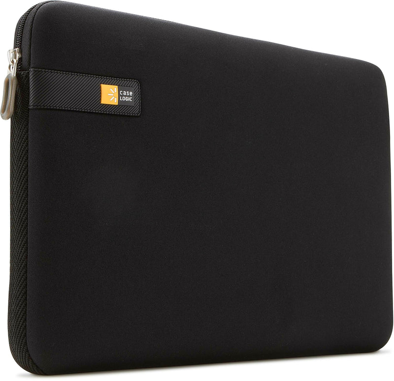Case Logic Laps 17" Polyester Laptop Sleeve, Shock Absorbing, Black (3201364)