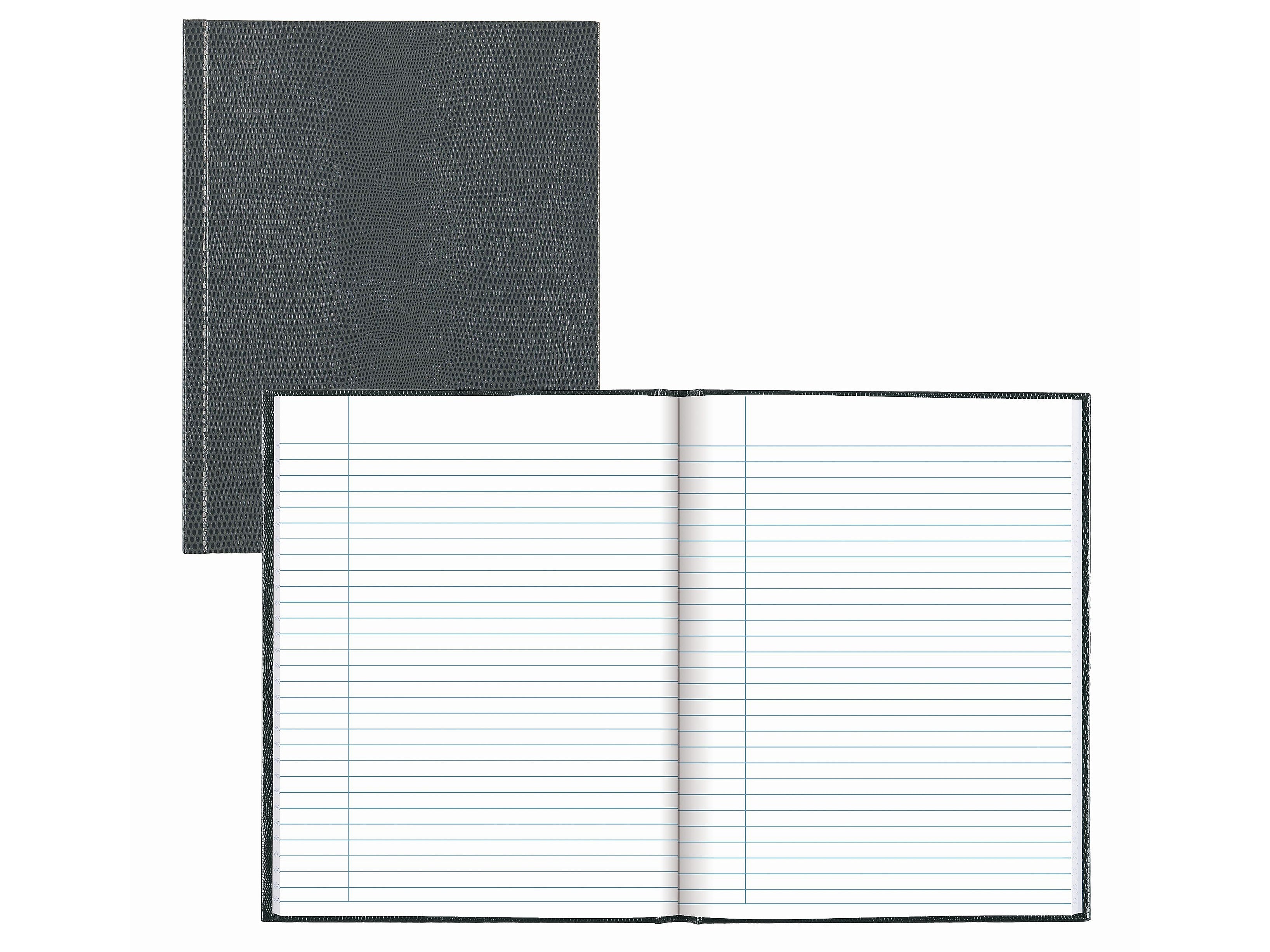 Blueline Hardcover Executive Journal, 7.25" x 9.25", Wide-Ruled, Cool Gray, 144 Pages (A7.GRY)