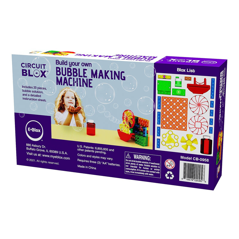 E-Blox Circuit Blox BYO Bubble Making Machine Student Set, 27/Set (EBLCB1184SS)
