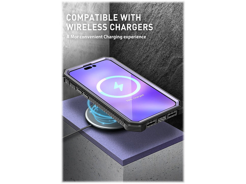 i-Blason Armorbox Metallic Purple Rugged Case for iPhone 14 Pro Max (iPhone2022Pro-6.7-Armorbox-SP-Mauve)