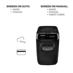 Fellowes AutoMax 200M 200 Sheet Micro-Cut Personal Shredder (4656201)