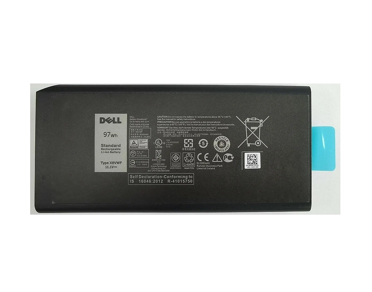 Dell Latitude Rugged Li-ion Laptop Battery for Dell Latitude 14 5404, E5404, 14 Rugged 5404, 5404 Rugged, 14 7404, E7404 (VCWGN)