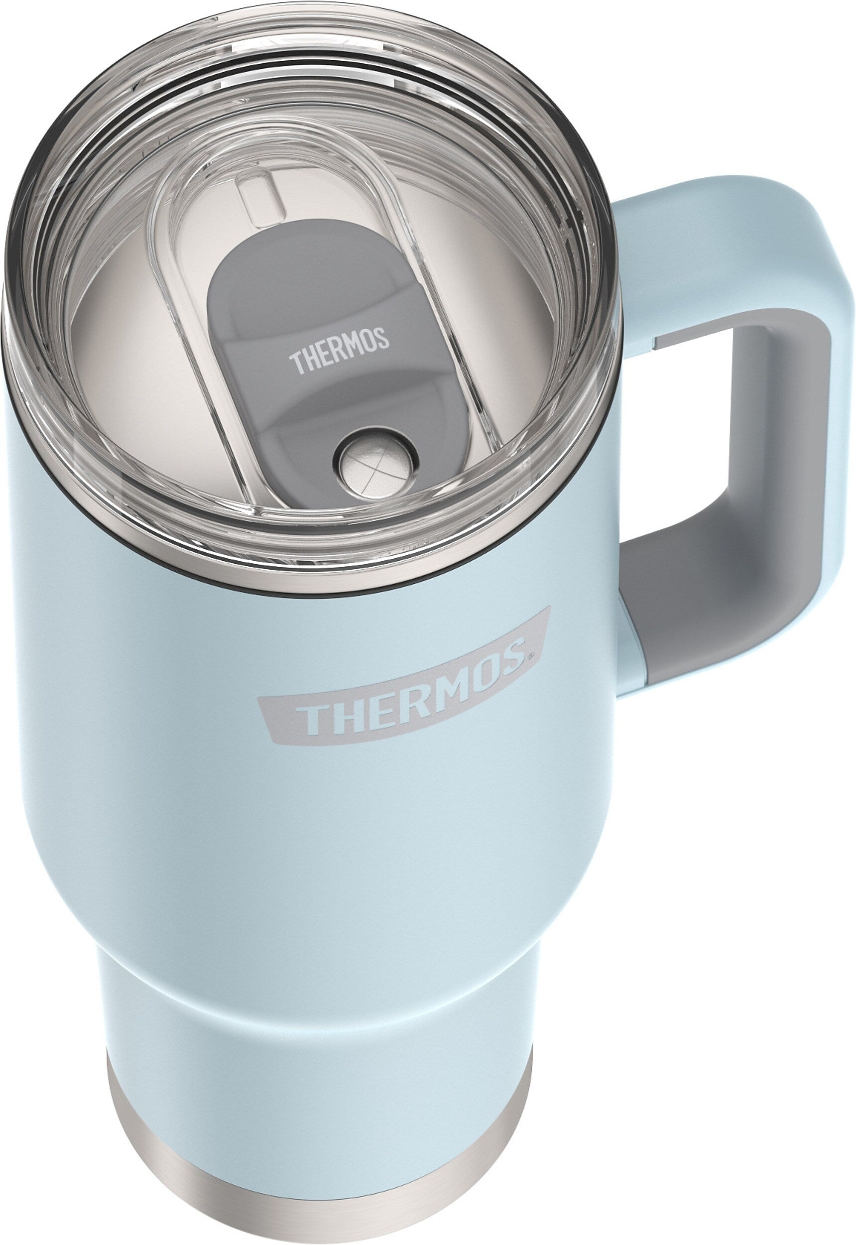 Thermos Stainless Steel Vacuum Insulated Travel Mug, 40 oz., Glacier (EATS1802GC4)