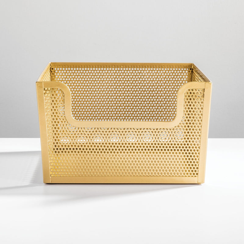 mDesign Steel Organizer, Soft Brass (25999)