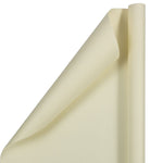 JAM Paper Wrapping Paper, 25 Sq. ft. x 30", Matte Ivory, 2 Rolls/Pack (170146267A)