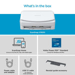 RICOH ScanSnap IX1600 PA03770-B615 Wireless Duplex Document Scanner, White