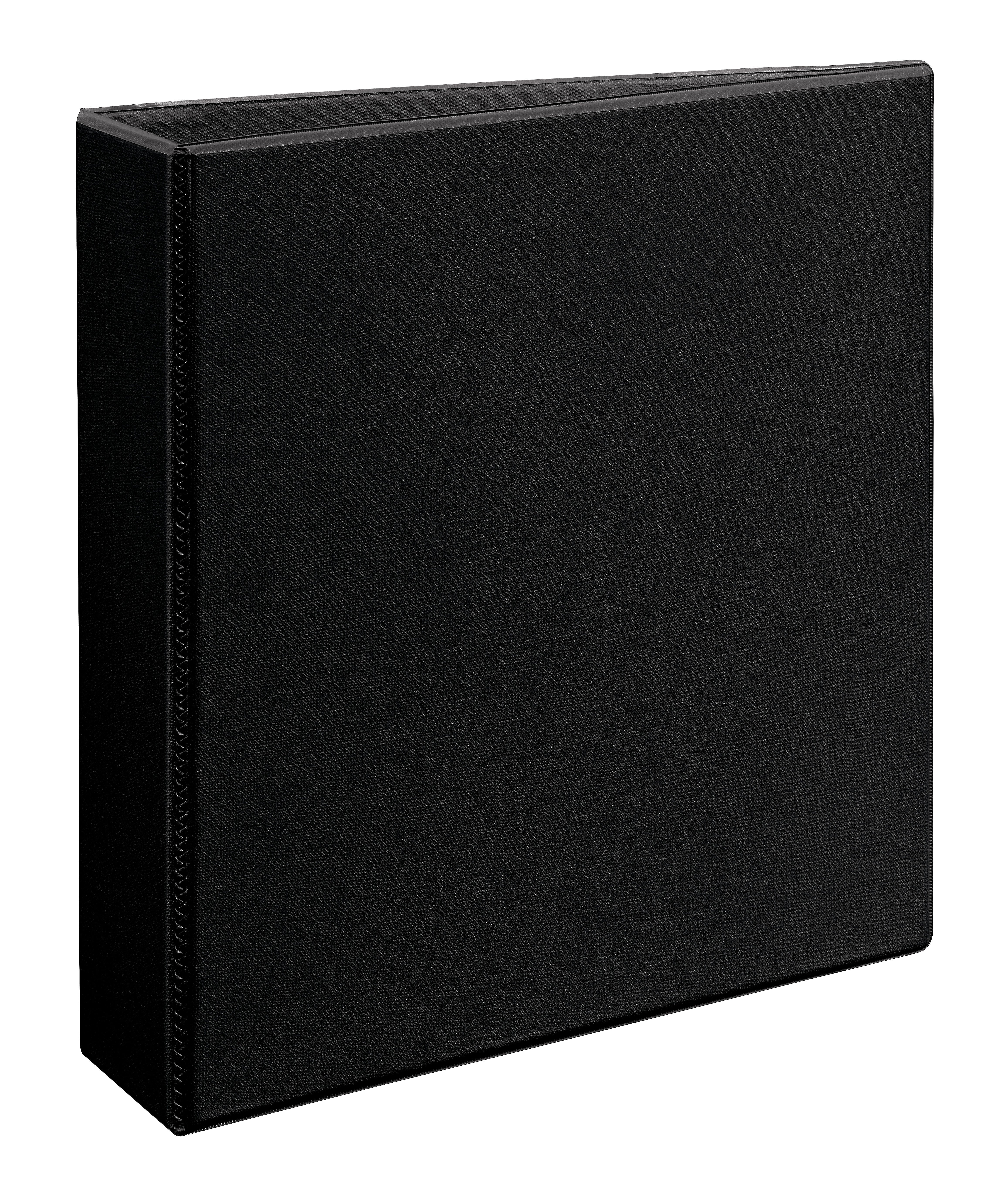 Avery Heavy Duty 2" 3-Ring View Binders, D-Ring, Black (79-692)