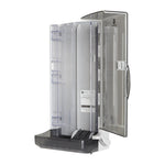 Dixie Ultra SmartStock Mini Polystyrene Medium Weight Fork Dispenser by GP PRO, 80 Fork Capacity, Black (SSFD80)