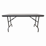 AbilityOne SKILCRAFT 30" x 60" Folding Table, Charcoal Gray (7110-01-711-0901)