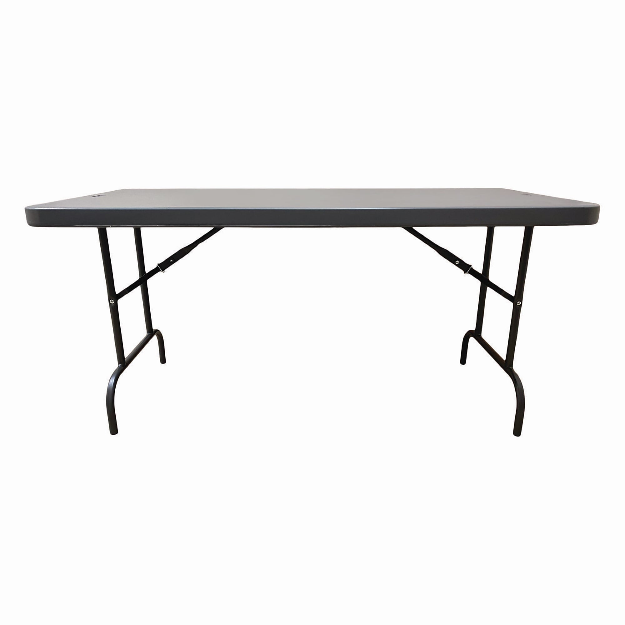 AbilityOne SKILCRAFT 30" x 60" Folding Table, Charcoal Gray (7110-01-711-0901)
