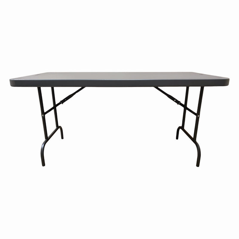 AbilityOne SKILCRAFT 30" x 60" Folding Table, Charcoal Gray (7110-01-711-0901)