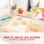 Staples Recycled Sticky Notes, 3" x 3", Sunshine Collection, 100 Sheets/Pad, 12 Pads/Pack (S33YR12/52564)