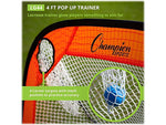 Champion Sports Lacrosse Pop-Up Target Trainer, Orange/Black (LG44)