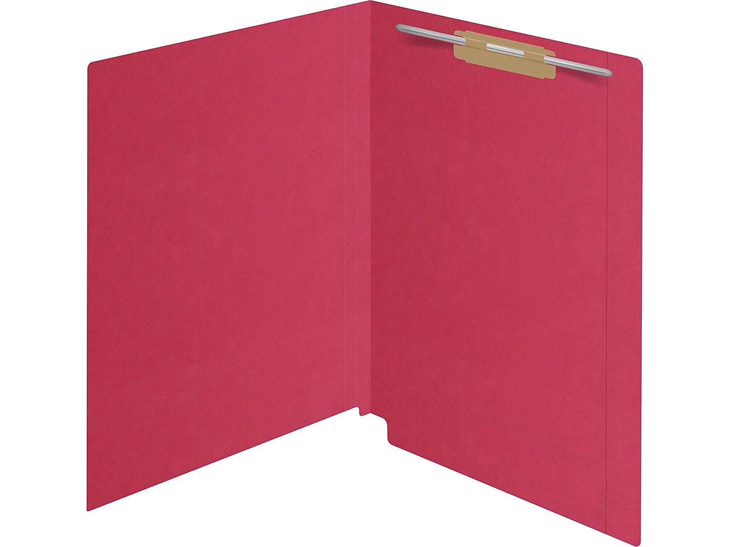 Medical Arts Press Kardex Match Reinforced End Tab File Folder, Straight Cut, Letter Size, Red, 50/Box (S-09483-RED)