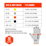 Ergodyne ProFlex 7030 PU Coated Cut-Resistant Gloves, ANSI A3, Gray, Medium, 12 Pair (10453)