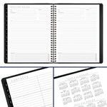 2026 AT-A-GLANCE Contemporary 7" x 8.75" Monthly Planner, Faux Leather Cover, Black (70-120X-05-26)