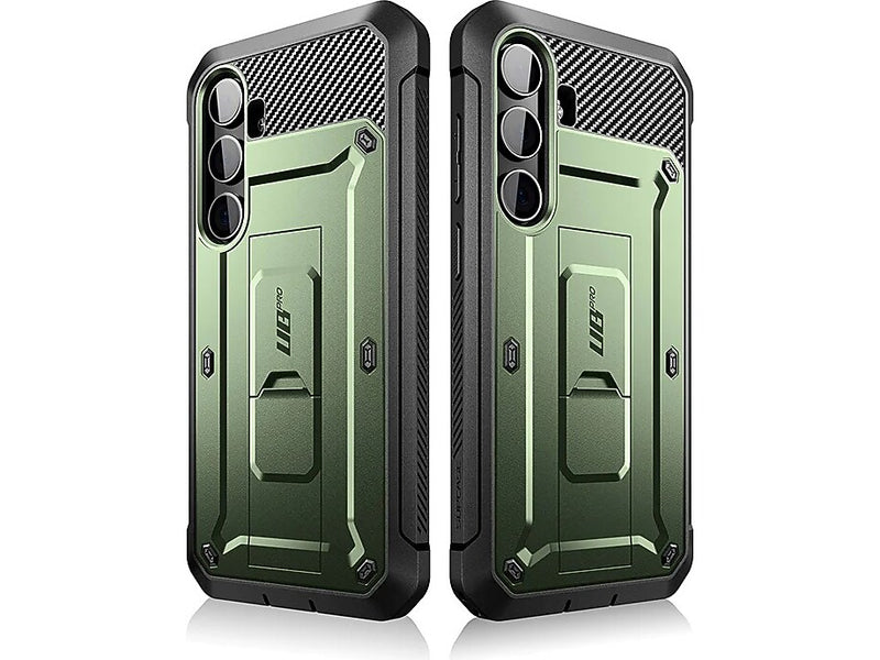 SUPCASE Unicorn Beetle Pro Rugged Case for Samsung Galaxy S24, Shock Absorbing, Dark Green (GS24UBPR2SGN)