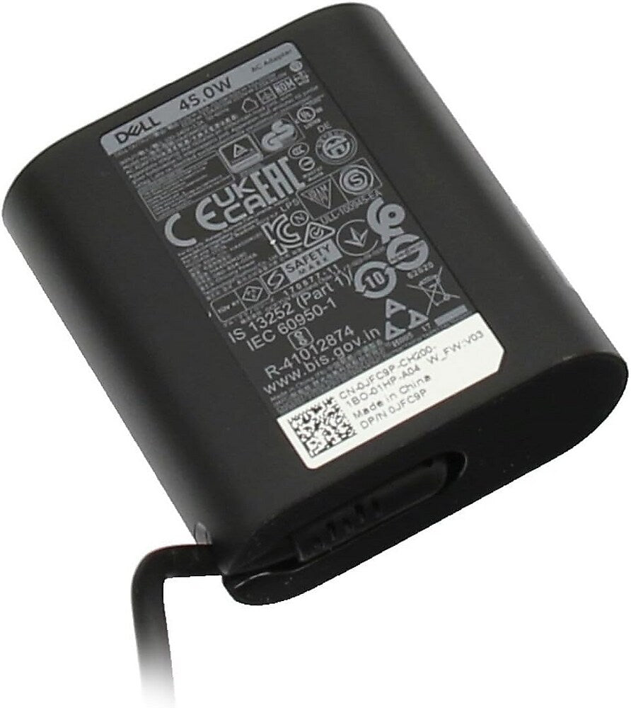 Dell 45W USB-C Slim AC Adapter for Dell Laptop, Black (WCRPM)