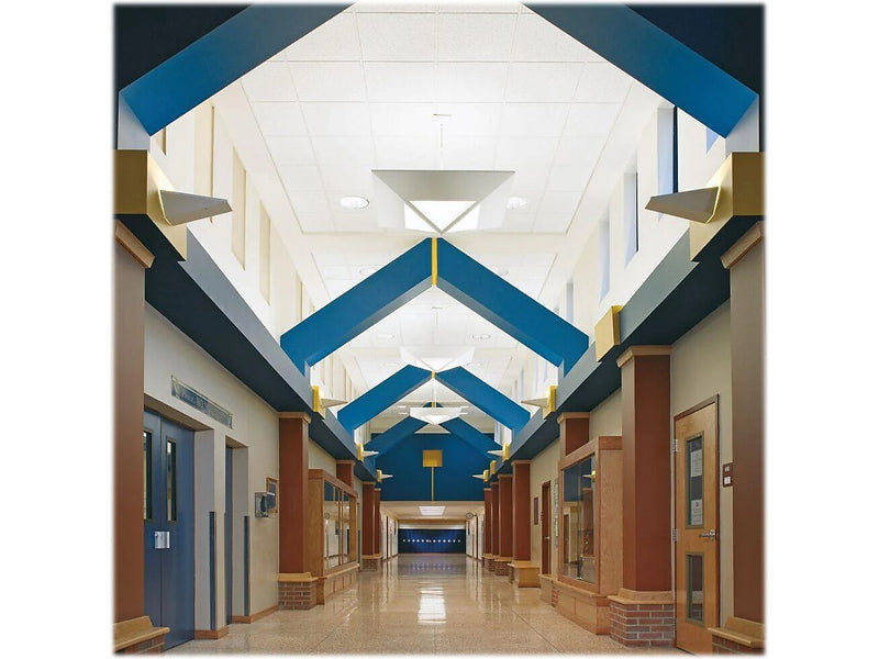 Armstrong CORTEGA Second Look Angled Tegular Edge Ceiling Tile, 24" x 48", White, 8/Carton (BP2758C)