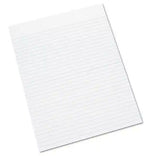 SKILCRAFT Writing Pad, Wide/Legal Rule, 100 White 8.5 x 11 Sheets, Dozen (NSN1245660)