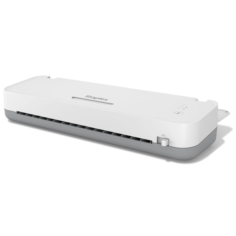 Staples® Thermal & Cold Laminator, 12.9" Width, White/Gray (OL312S)