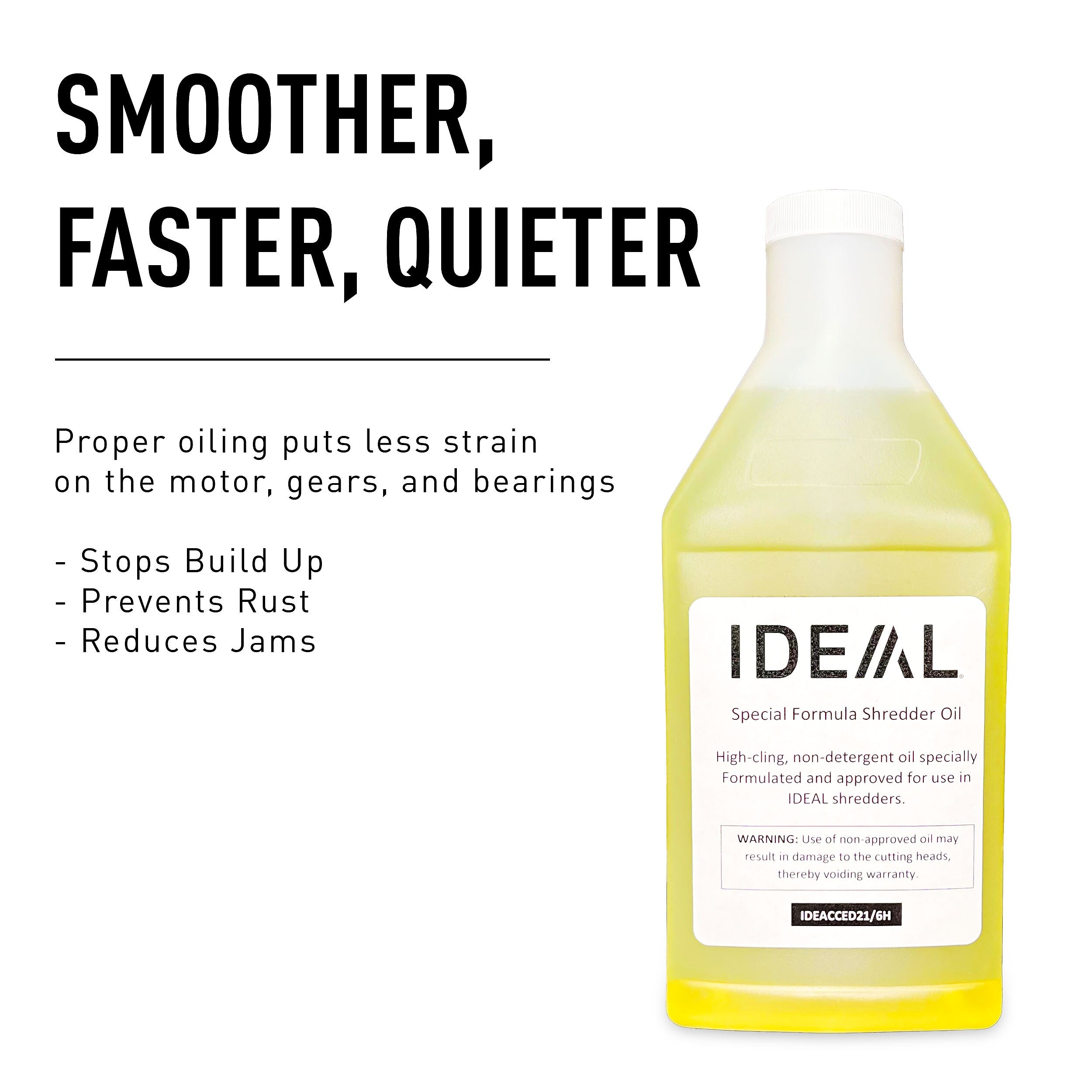 IDEAL Special Lubricating Shredder Oil, 32 oz., 6/Pack (IDEACCED21/6H)