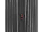 Reebok 21.25" Hardside Carry-On Suitcase, 8-Wheeled Spinner, TSA Checkpoint Friendly, Black (HLG4420RB-BLACK)