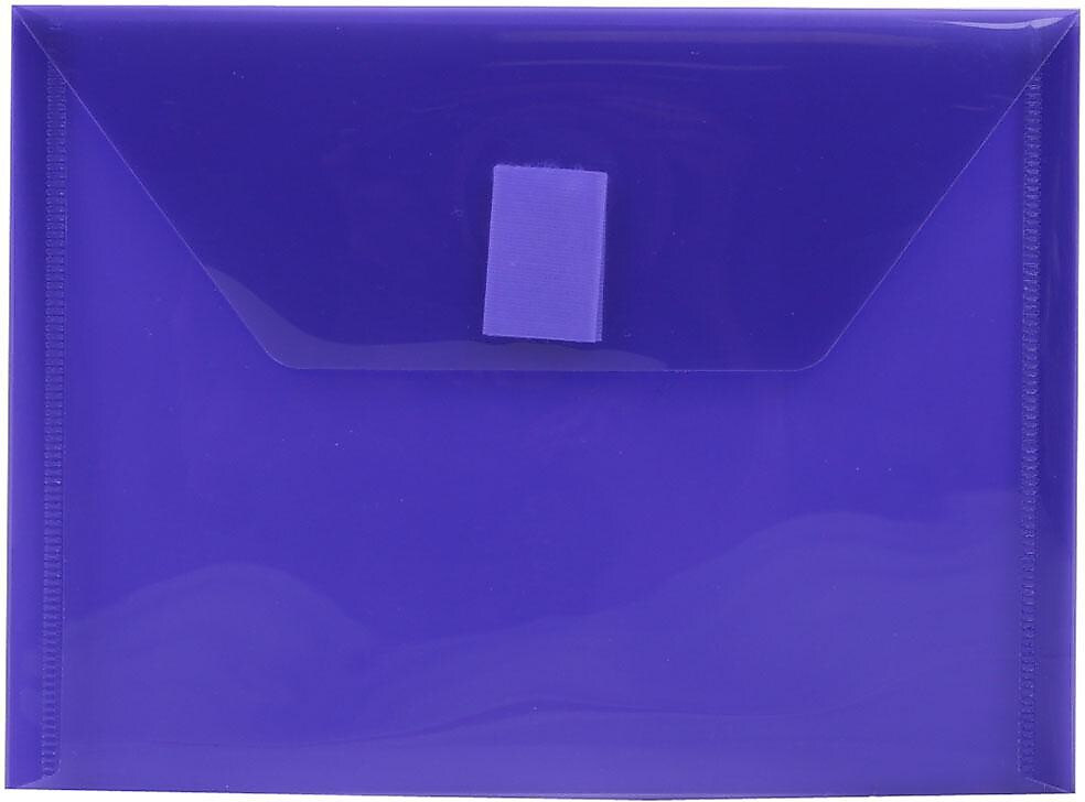 JAM Paper Premium Plastic Document File, Purple, 3/Pack (920V0PUX3)