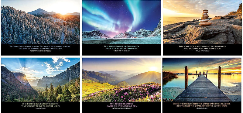 2025 Inspirations Desk Calendar, Qty 500