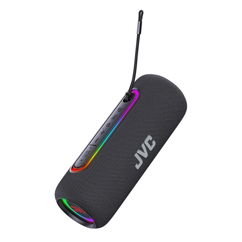 JVC True Wireless Portable Bluetooth Speaker, Water Resistant, Black (SP-PA5BT)