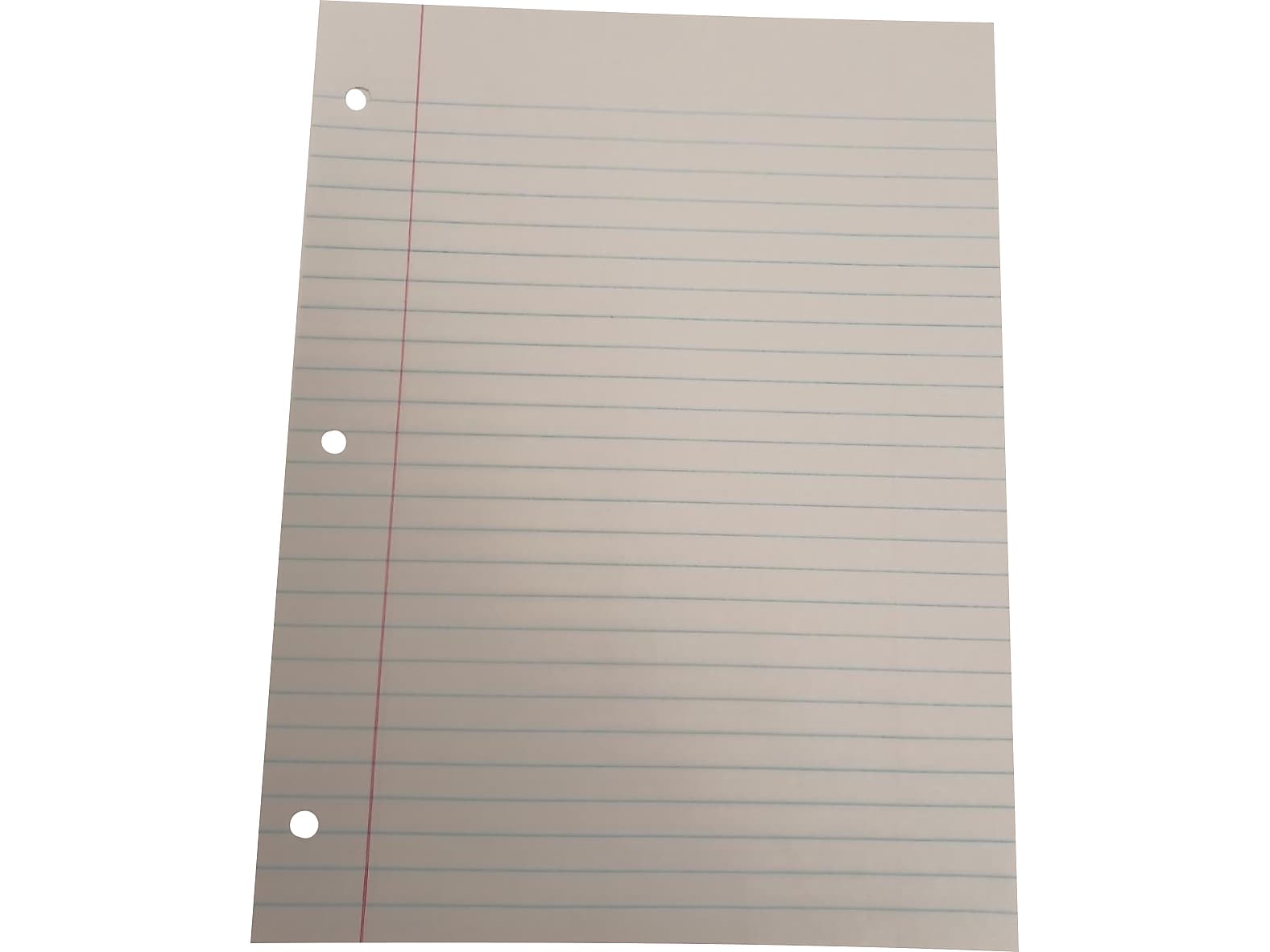 American Paper Wide Ruled Filler Paper, 8.5" x 11", 3-Hole Punched, 500 Sheets/Pack (130P-20)