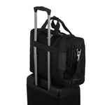 Bugatti Lucas Polyester Briefcase, Laptop Compatible, Black (EXB530-Black)