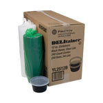 Pactiv Evergreen Newspring DELItainer Microwavable Container, 12 oz, 4.55 x 4.55 x 2.45, Black/Clear, Plastic, 240/Carton