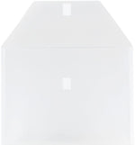 JAM Paper Premium Plastic Document File, Letter, Clear, 3/Pack (218V0CLX3)